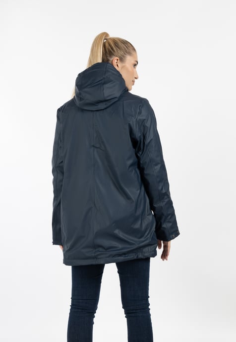 ICEBOUND Regenjas met teddy voering Dames marine - Image 4