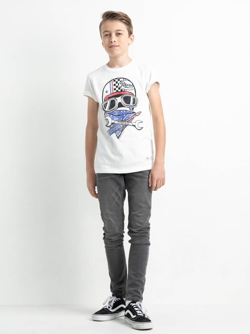 Petrol Industries - Jongens Nolan Narrow Fit Jeans - Grijs - Image 5