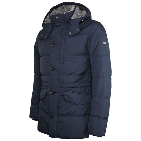 Hackett Londen Anorak Fleece Heren Navy Jas - Image 2