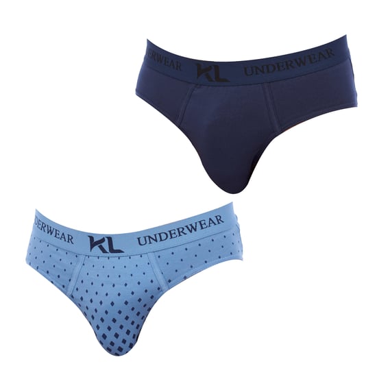 Pack-2 KLS2 men's breathable fabric basic briefs