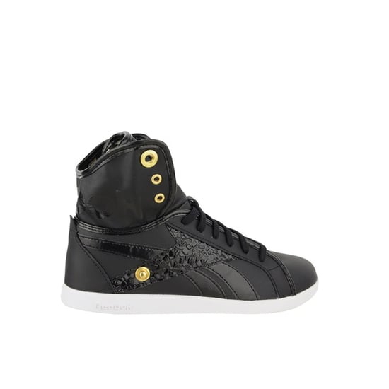 Reebok Top Down Snaps Womens Black Trainers