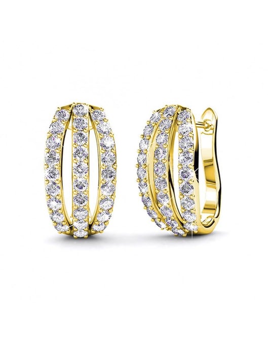 Elegante oorbellen - Oostenrijks kristal - Image 1