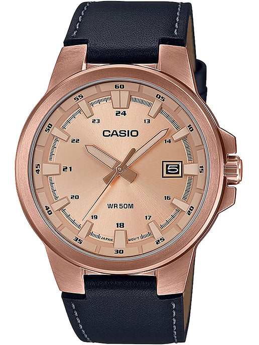 Casio Casio Collectie Heren Bruine Horloge MTP-E173RL-5AVEF - Image 1