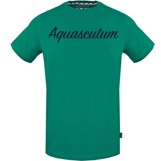 Aquascutum Signature-logo groen T-shirt - Image 1