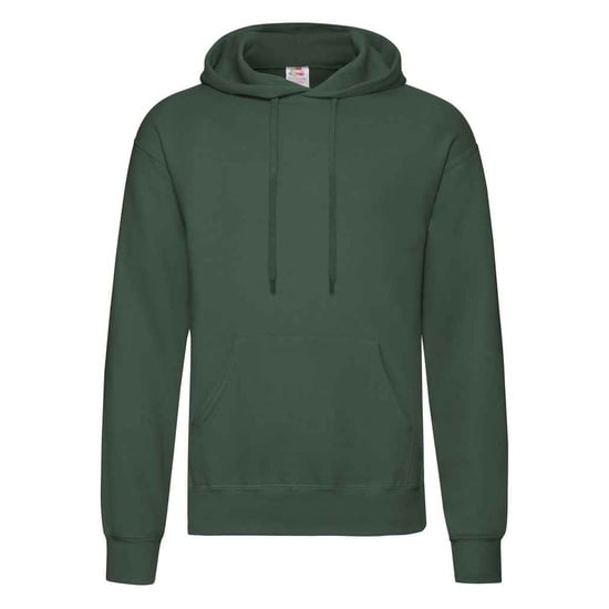 Fruit of the Loom Adults Unisex Classic Hooded Sweatshirt (Bottle Green)