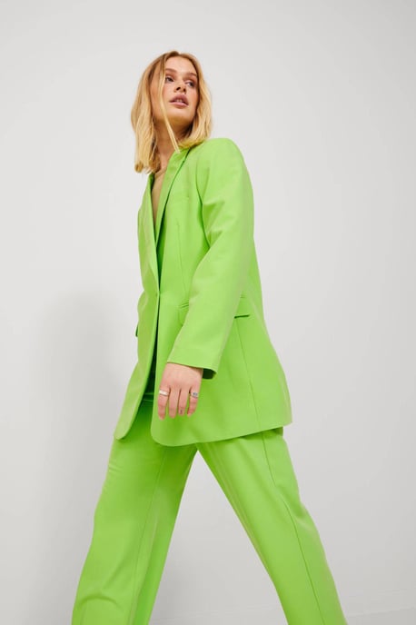 JJXX blazer JXMARY van gerecycled polyester felgroen