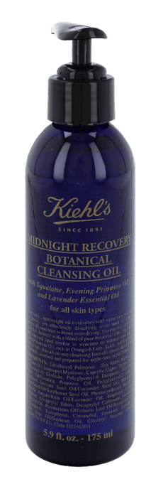 Kiehls Midnight Recovery Botanical Cleansing Oil 175ml. - Image 1