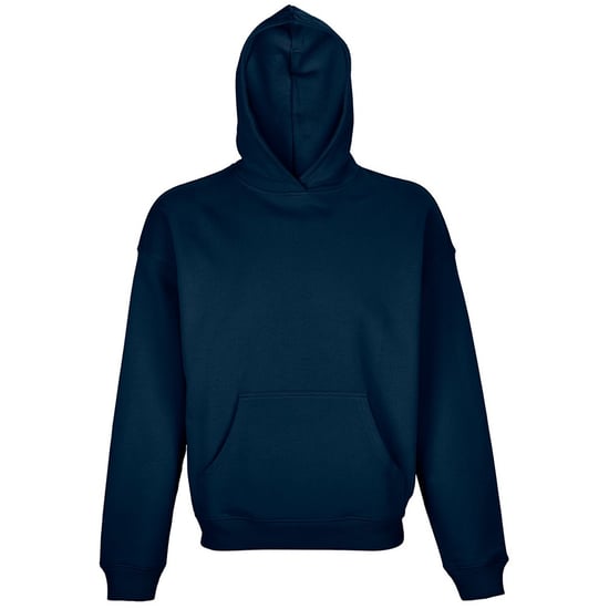SOLS Unisex Adult Connor Organic Oversized Hoodie (Franse marine) - Image 1