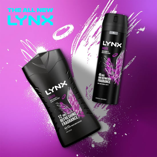 Lynx XL 48-H High Definition Fragrance Excite Body Spray Deodorant 3 Pack, 200ml