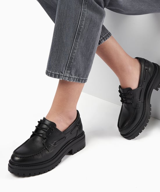 Dune Ladies FORTUNE Chunky Leather Loafers