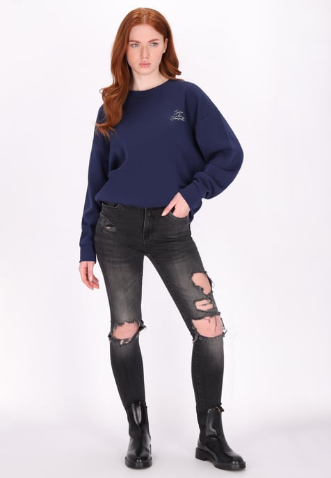 Dreimaster Sweatshirt Dames marine - Image 2