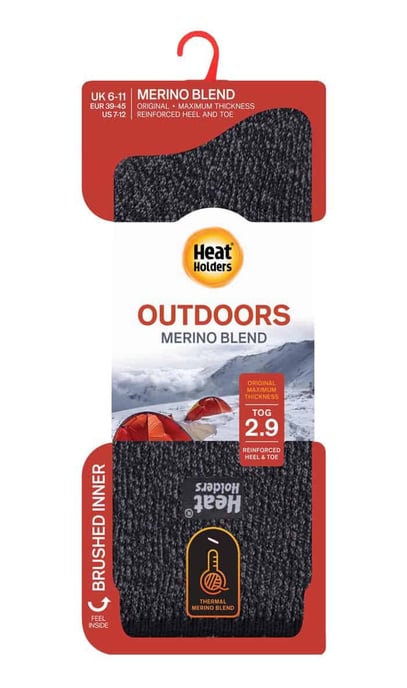 Heat Holders - Merinowol thermo sokken voor heren - Zwart - Image 2