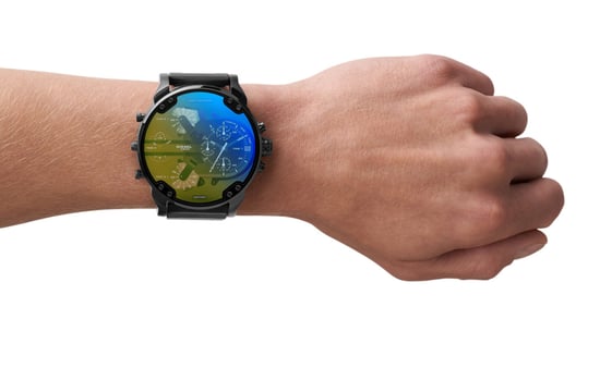 Diesel Mr. Daddy 2.0 Heren Zwarte Horloge DZ7460 - Image 3