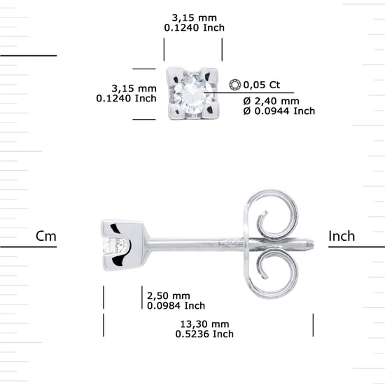DIADEMA - Earrings - Diamonds - White Gold