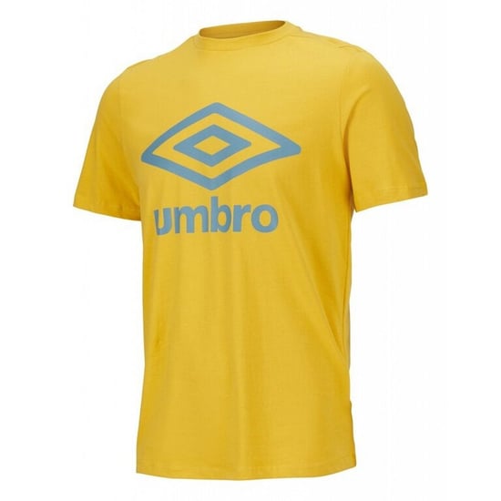 Umbro Large Logo Mens Yellow T-Shirt
