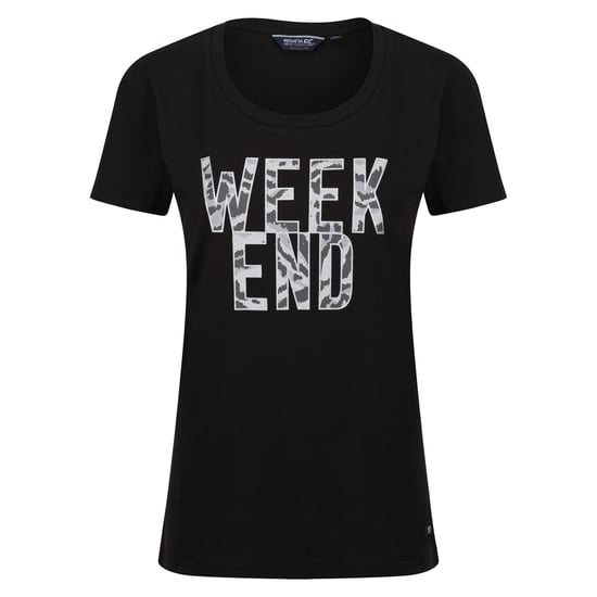 Regatta Womens/Ladies Filandra VII Week End T-Shirt (Black)