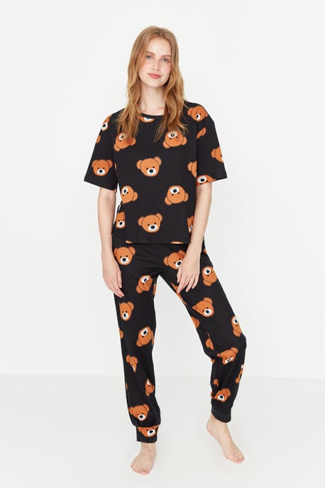 Trendyol Vrouwelijk Ronde hals Pyjama Set 2 pak - Image 1