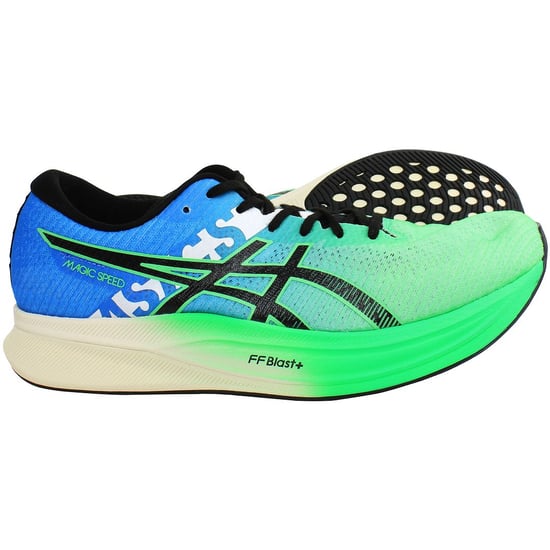 Asics Magic Speed 2 Ekiden Heren Groene Hardloopschoenen - Image 4