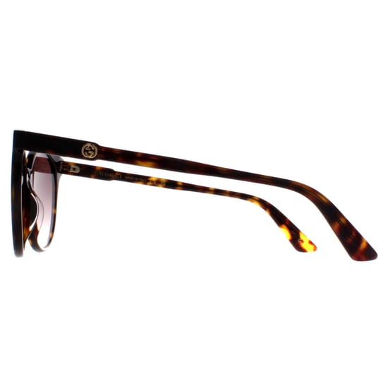 Gucci Ronde Dames Donker Havana Bruin Gradiënt GG0488S - Image 3