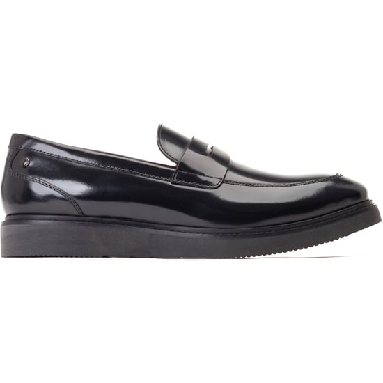 Base London Sid Leren Herenpantoffels Zwart - Image 5