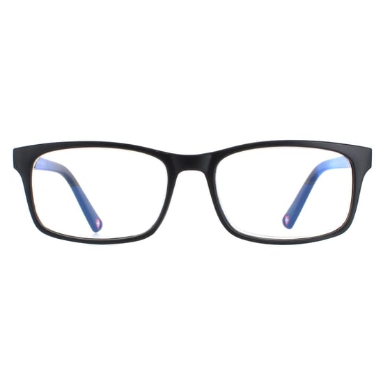 Montana Rectangular Unisex Matte Black Glasses