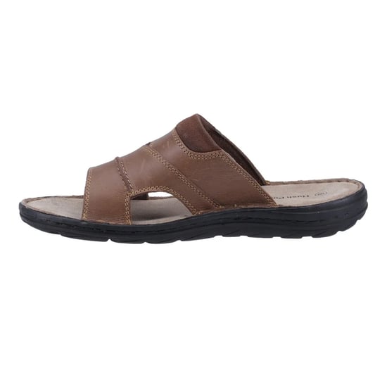 Hush Puppies Heren Archer Leren Muiltjes (Tan) - Image 3