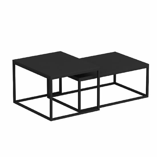 HOMEMANIA Leka Coffee Table, in Black
