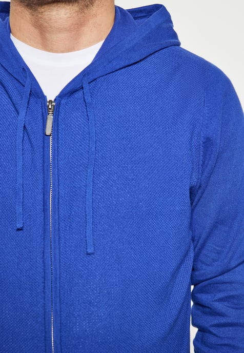 Mo Jas met capuchon Heren KONING BLAUW - Image 3