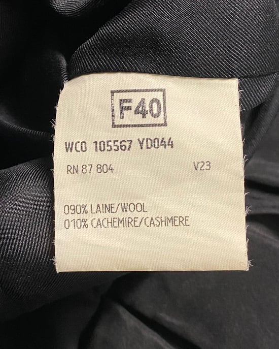Yves Saint Laurent Rive Gauche Avondblazer in Zwarte Wol - Image 5