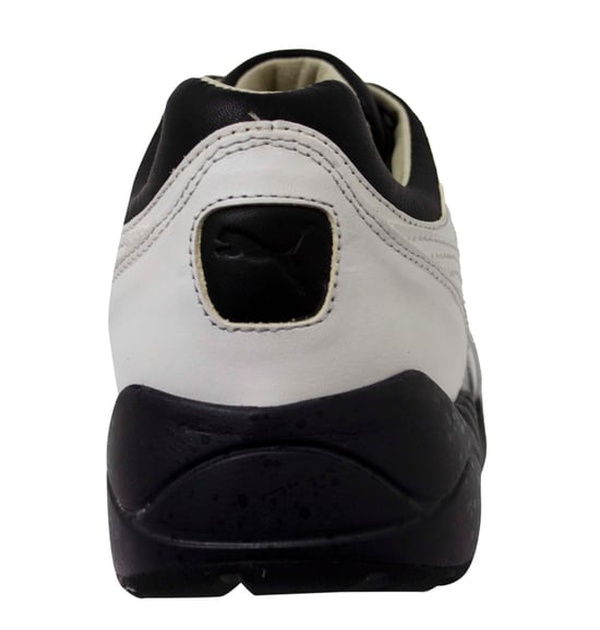 Puma Mens Trinomic XS5000 X Miitaly White Leather Lace Up Trainers 357262 01
