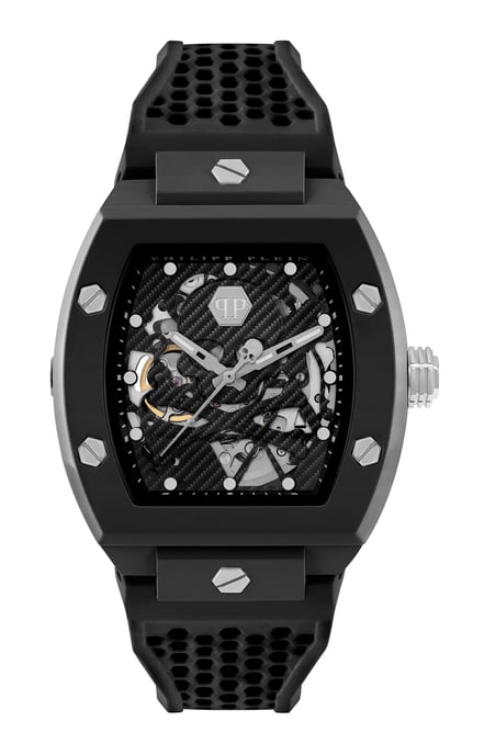 Philipp Plein The Skeleton Ecoceramic Heren Horloge Zwart PWVBA0423 - Image 1