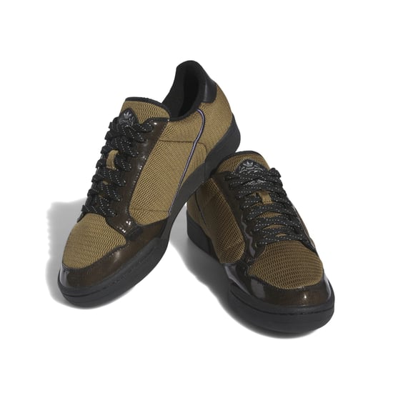 Heren adidas Originals Blondey Continental Trainers in Khaki - Image 2