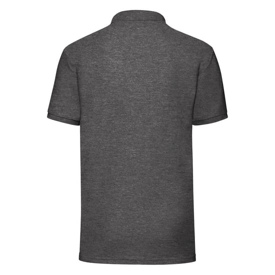 Fruit Of The Loom Heren 65/35 Pique Poloshirt Korte Mouwen (Donker Heather) - Image 2