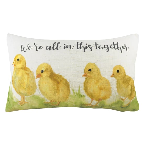 Evans Lichfield In This Together Watercolour Printed Cushion Cover