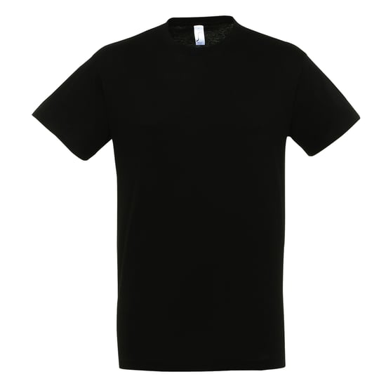 SOLS Heren Regent T-Shirt met korte mouwen (Diep zwart) - Image 1
