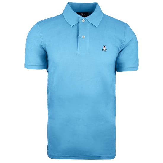 Psycho Bunny by Robert Godley Short Sleeve Blue Mens Polo Shirt B6K001S7PC BBL