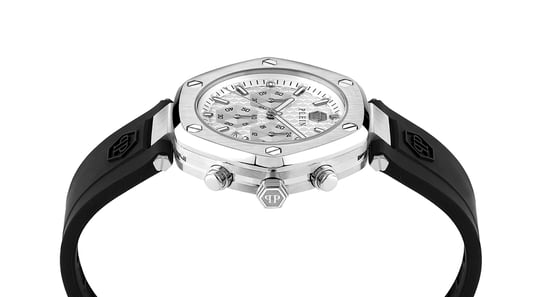 Philipp Plein The Hexagon Chrono Heren Zwarte Horloge PWZBA0123 - Image 2