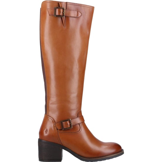 Hush Puppies Heidi Leder Vrouwenlaarzen Tan Leder - Image 4