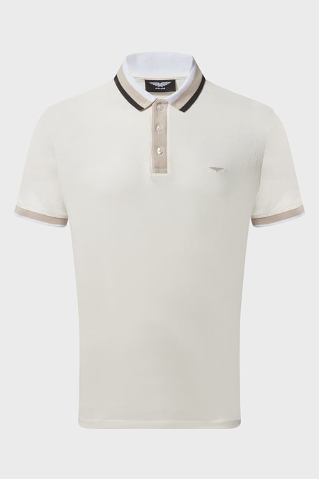 Clavet Bone White Regular Fit T-Shirt