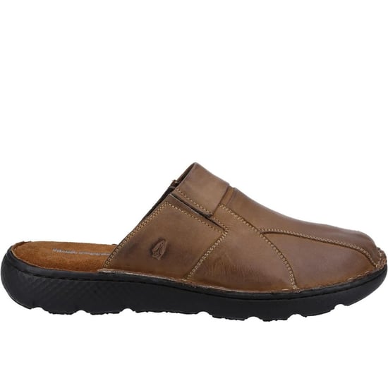 Hush Puppies Heren Carson Leren Muiltjes (Bruin) - Image 2