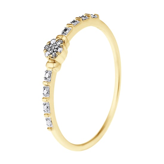 DIADEMA - Ring - Diamonds - Yellow Gold