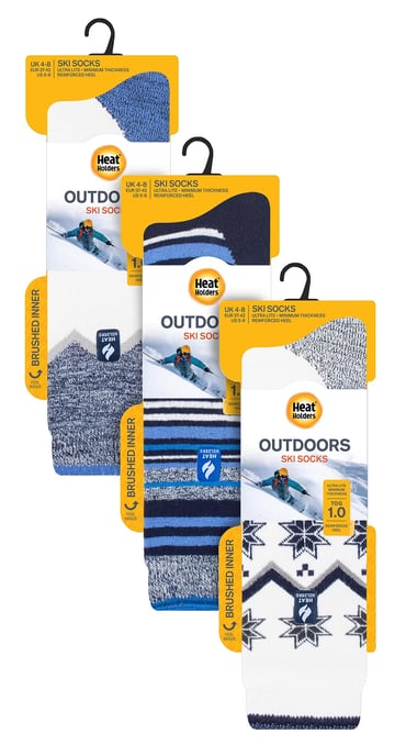 Heat Holders - 3 paar Ultra Lite skisokken voor dames - Mix 1 - Image 2