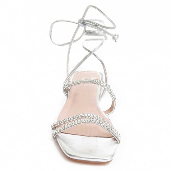 Montevita Platte Sandalen Sandsum In Zilver - Image 4