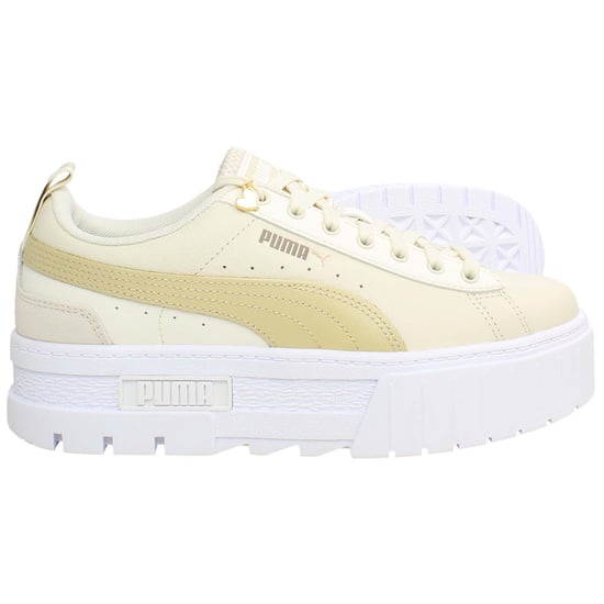 Puma Mayze Gems Dames Beige Trainers - Image 1