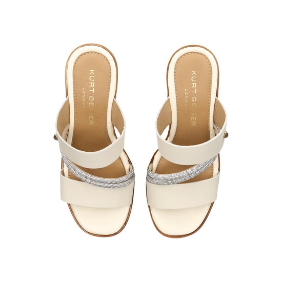 Kurt Geiger London Leather Kgl Strand Wedge Heels