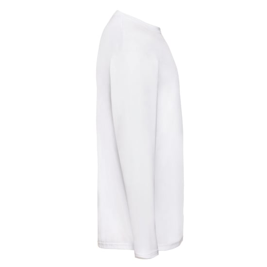 Fruit of the Loom Unisex Adult Valueweight T-shirt met lange mouwen (Wit) - Image 3