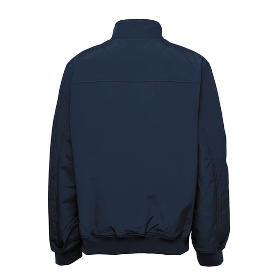 Lyle & Scott fleece gevoerde marine jas met trechterhals - Image 2