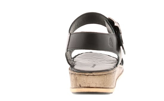 Hush puppies ellie dames leren wedge sandalen zwart - Image 4