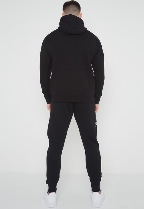 Nike Air Heren Zip Through Trainingspak Set Zwart - Image 2