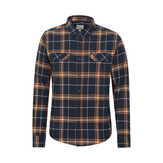 Mountain Warehouse Heren Overhemd met lange mouwen in molton (Helder Blauw) - Image 1